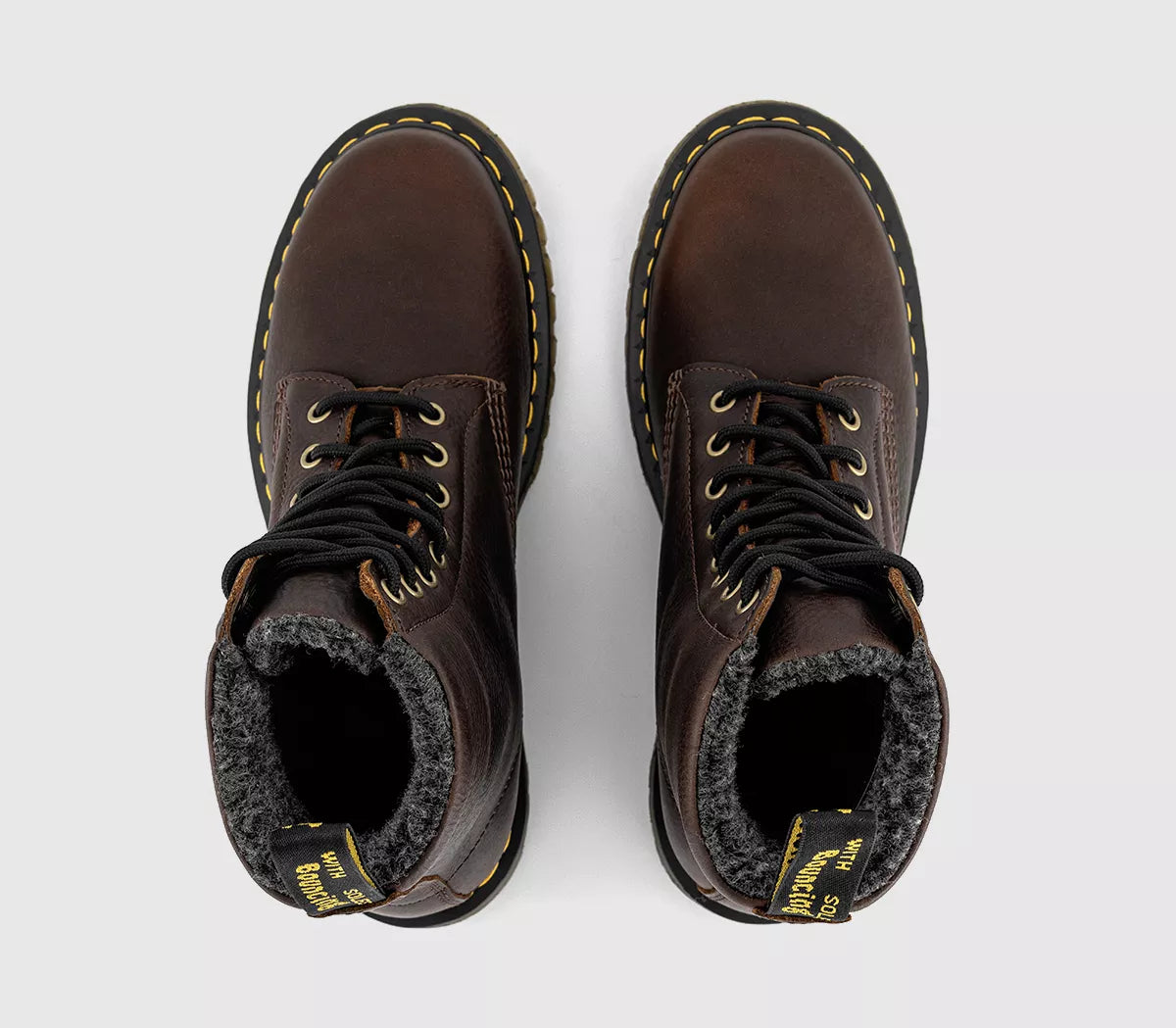 Dr. Martens – Cuir Marron Foncé